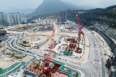 安達臣道石礦場用地發展的土地平整及基礎建設工程